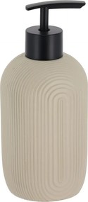 Dávkovač mydla Elya, béžová/s čiernymi prvkami, 400 ml