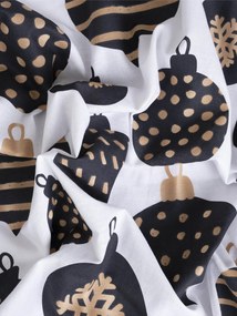 Vianočné francúzske bavlnené obliečky Renforcé – Zlaté Vianoce