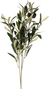 Dekorácia umelá vetvička olivovník s olivami Olea Tree - 10*10*55 cm