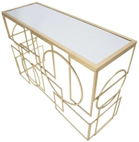 Konzolový stolík v zlatej farbe 41x120 cm Marie – Mauro Ferretti
