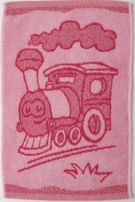 Detský uterák BEBÉ ružový vláčik 30x50 cm