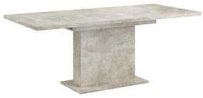 Tempo Kondela Jedálenský rozkladací stôl, betón, 160-200x90 cm, BOBA