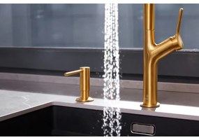 KFA Armatura 990-100-31 - Zápustný dávkovač mydla DUERO nerezová oceľ/zlatá