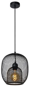 Lucide 78396/01/30 - Luster na lanku JERREL 1xE27/40W/230V čierna