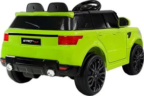 LEAN CARS Elektrické autíčko HL1638 s diaľkovým ovládaním, MP3 a LED svetlom zelené