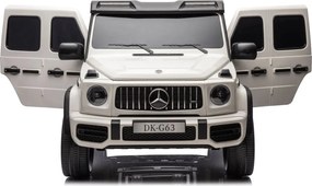 LEAN CARS Elektrické autíčko Mercedes G63 XXL biele 4x4 24V
