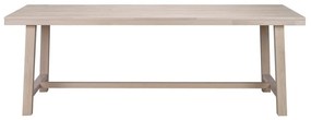 Matne lakovaný dubový jedálenský stôl Rowico Brooklyn, 220 x 95 cm