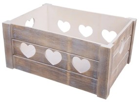 Dekoratívny drevený úložný box - Orion