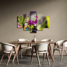Obraz - spa and stones (150x105 cm)