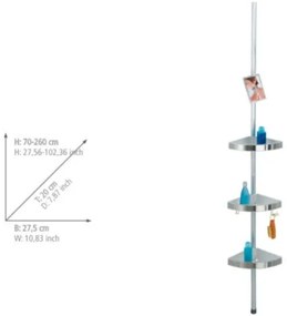 WENKO 20349100-Rohový prvok PREMIUM 27,5x260 cm satinovaný