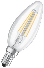 OSRAM LED žiarovka VALUE, E14, sviečka, 4W, 470lm, 2700K, teplá biela