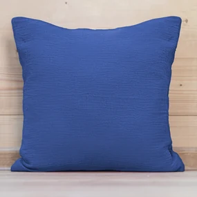 Biante Mušelínová obliečka na vankúš MSN-051 Modrá 30 x 50 cm