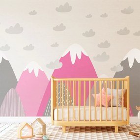 Nástenná samolepka Ambiance Scandinavian Giant Mountains Elika