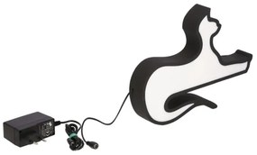 LED Detská stolná lampa CAT LED/13W/230V čierna