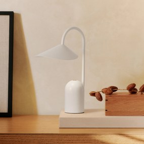 Ferm Living Stmievateľná LED lampa Arum White