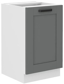 Kuchynská skrinka Luna dustgrey/biela 50ZL 1F BB