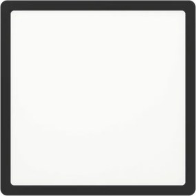 Eglo 78815 - LED Stropné svietidlo FUEVA LED/20,5W/230V 28,5x28,5 cm čierna