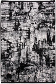 Koberec ASPEN M269H čierny / tmavosivý