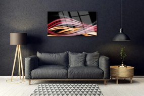 Obraz na skle Abstrakcia umenie 125x50 cm