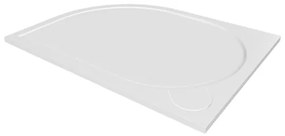 Lotosan AVANT Asymetrická sprchovacia vanička 100 x 80 cm, pravá LCA10080P biela