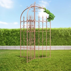 Mriežka na popínavé rastliny Flowton - hnedá