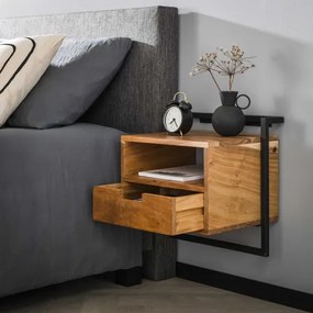 Nočný stolík 25-96 Air Drevo Acacia  - Komfort-nábytok