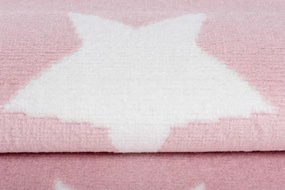 Detský koberec PINKY L896A Stars ružový