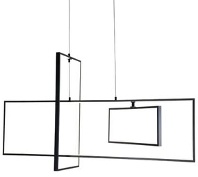 ONLI - LED Luster na lanku SQUID LED/60W/230V 4000K čierna