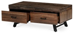 Autronic BONTEC Konferenčný stolík 120x60cm, masív, old wood, AHG-536 PINE Farba: Hnedá