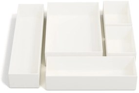 Kartónové organizéry do zásuvky v súprave 5 ks Emma Paper Laminate – Bigso