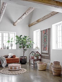 Bloomingville Prehoz z recyklovanej bavlny Nature 160 x 130 cm