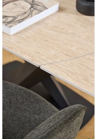 Tmavosivé jedálenské kreslo s podrúčkami Graham – Actona