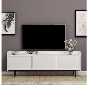 TV stolík/skrinka Keseno (biela) . Vlastná spoľahlivá doprava až k Vám domov. 1095458
