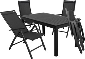 Doppler EXPERT ANTRACIT, polohovacie kreslá, 4+1