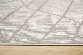 Koberec Opal F438A sivý / strieborný / krémový