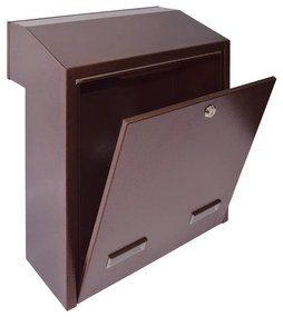 W3 - 4 poštová schránka medený antik Medený antik