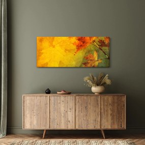 Obraz - Jesenné listy (120x50 cm)