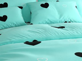 Obliečky z mikrovlákna CORAZON BLEND modré Rozmer obliečky: 70 x 90 cm | 140 x 200 cm