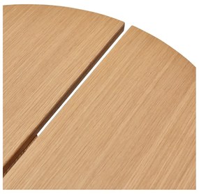 Okrúhly odkladací stolík v dekore duba ø 55 cm Dash – Hübsch