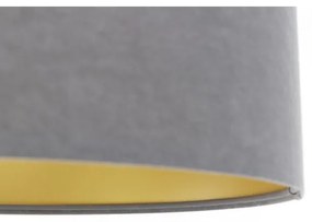 Luster na lanku SWING 1xE27/60W/230V šedá/zlatá