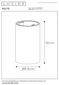 Lucide 09915/06/31 - LED Stmievateľné bodové svietidlo DELTO 1xGU10/5W/230V biela