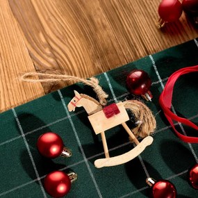 Závesná vianočná dekorácia PINO koník 711763