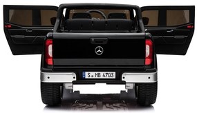 RAMIZ ELEKTRICKÉ AUTÍČKO MERCEDES X-CLASS - LCD - NELAKOVANÉ - ČIERNE - 4x45W - 2x12V/7Ah - 2023