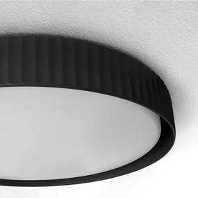 Brilagi - LED stmievateľné stropné svietidlo LUCIA LED/48W/230V pr. 41 cm čierna s diaľkovým ovládaním