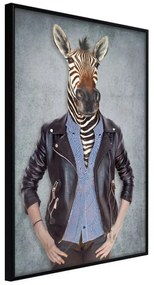 Plagát v ráme-Animal Alter Ego: Zebra