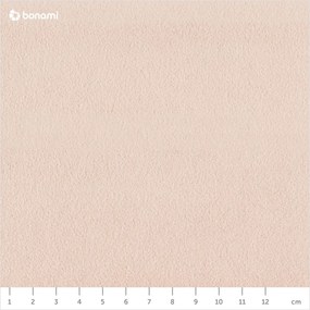 Béžová zamatová dvojlôžková posteľ Mazzini Beds Juniper, 160 x 200 cm