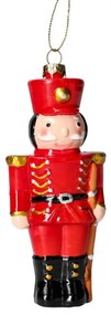 Závesná vianočná dekorácia EVI RED luskáčik 802336