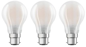 OSRAM ziarovka B22d Classic 827 6,5W sada3 matná