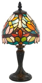 Endon 64331 - Stolová lampa Tiffany SYLVETTE 1xE14/40W/230V, priemer 15 cm