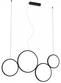 Redo 01-3384 - LED Stmievateľný luster na lanku ATHENA LED/40W/230V CRI98 čierna